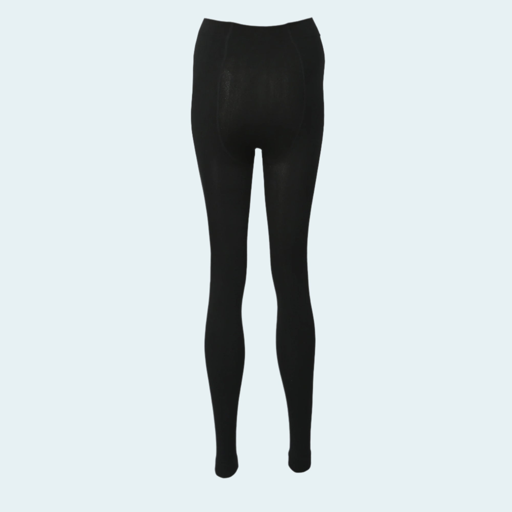 Black leggings on a white background