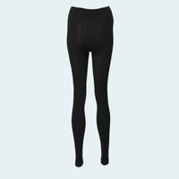 Black leggings on a white background
