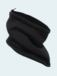 Black neck gaiter on a white background