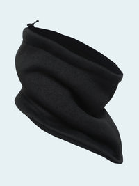 Black neck gaiter on a white background
