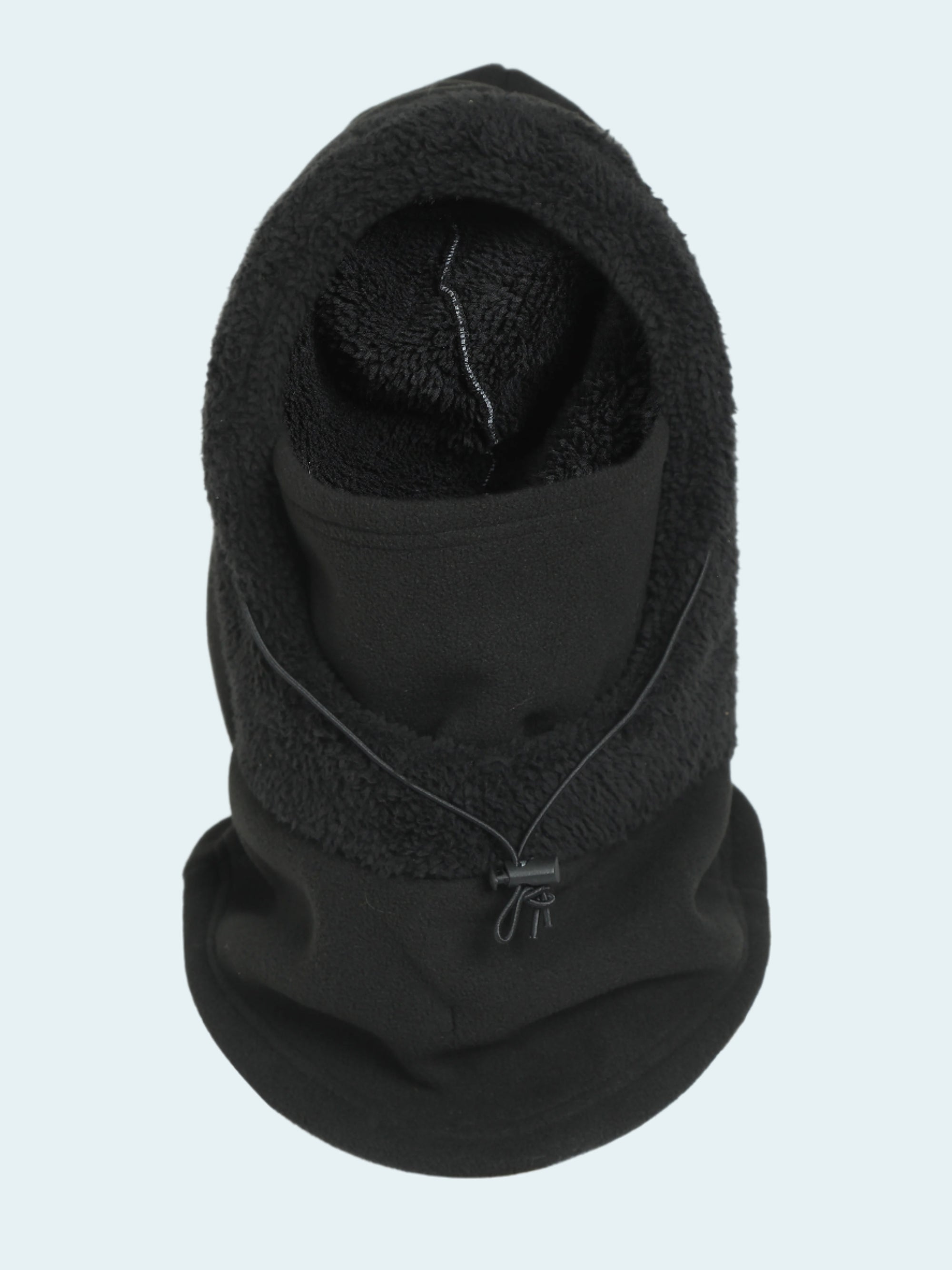 Black balaclava on a white background